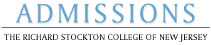 Admissions Office at the Richard Stockton College of New Jersey