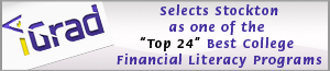 image iGrad Selects Stockton as one of the "Top 24" Best College Financial Literacy Programs