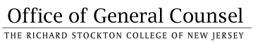 Office of General Counsel at Richard Stockton College